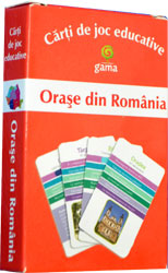 Carti de joc educative: Orase din Romania, Editura Gama