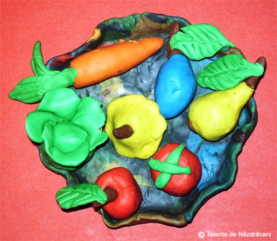 Fructe si legume de toamna. Modelaj