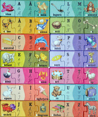 Sa invatam alfabetul. D-Toys