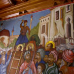 15 august 1714 - martiriul sfinților Brâncoveni - frescă în biserica nouă de la Sâmbăta de Sus