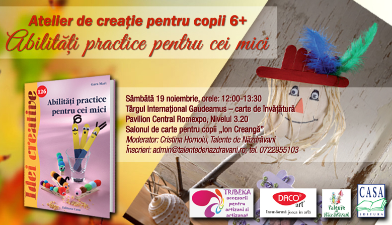 G Recur Strengthen Atelier gratuit în București: Abilități practice pentru cei mici | Talente  de Năzdrăvani