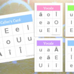 joc bingo cu vocale pentru clasa